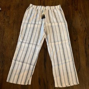 Linen long pants